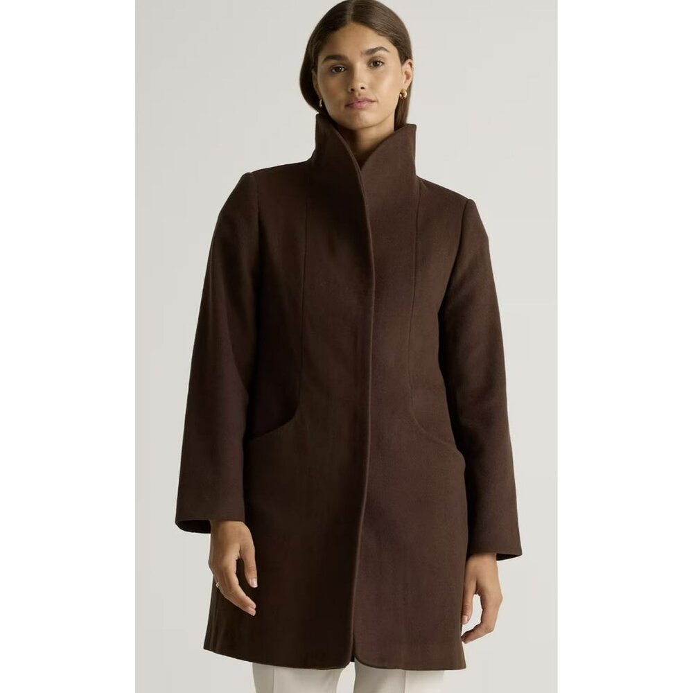 Quince Brown Trench Coat